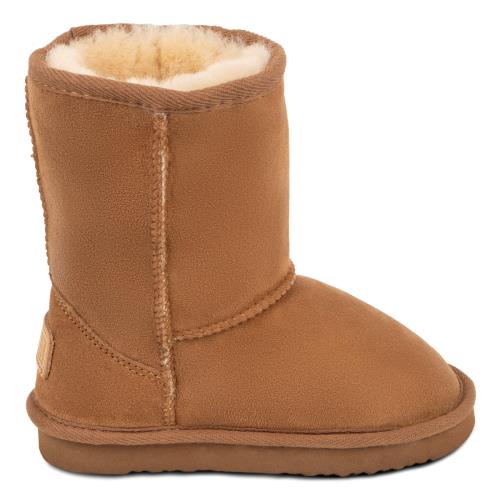Childrens Classic Sheepskin Boots Chestnut Extra Image 1